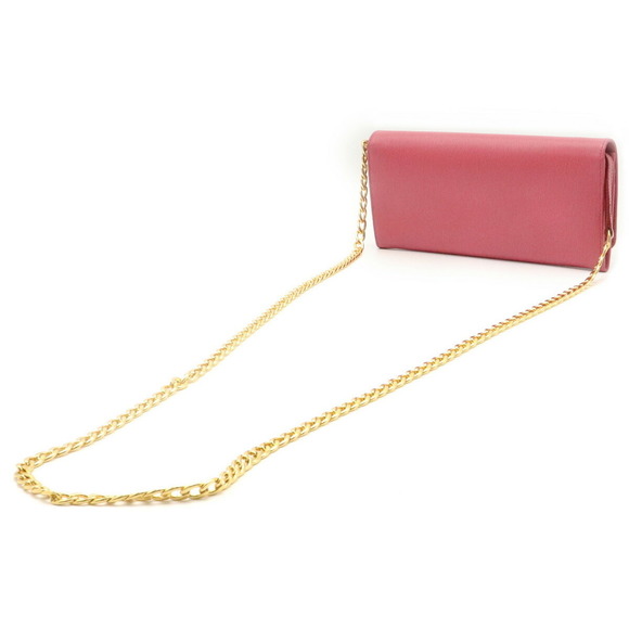 Prada 3WAY Leather Saffiano Pink Chain Wallet - Picture 1 of 9